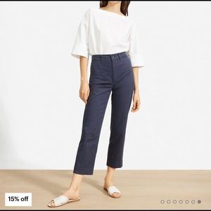 Everlane Lightweight Straight-Leg Crop Pants